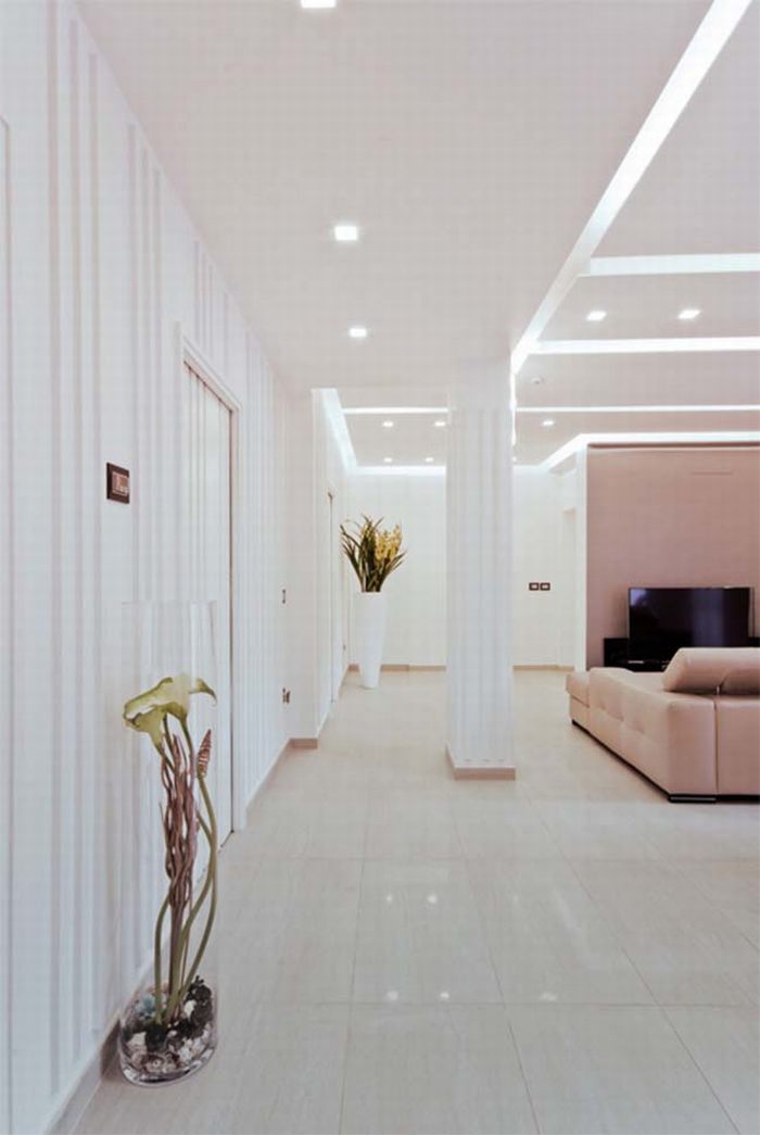 thiết kế nội thất căn hộ chung cư với màu trắng trang nhã 1