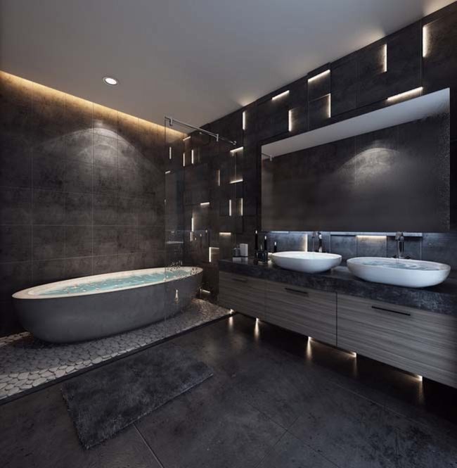 Thiết kế phòng tắm đẹp hiện đại, nhà tắm đẹp đơn giản 16