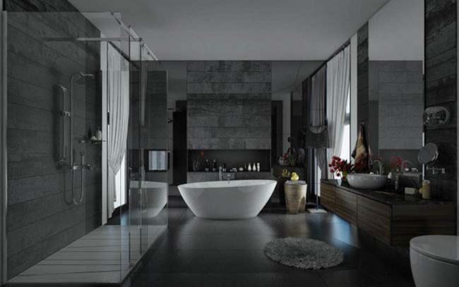 Thiết kế phòng tắm đẹp hiện đại, nhà tắm đẹp đơn giản 19