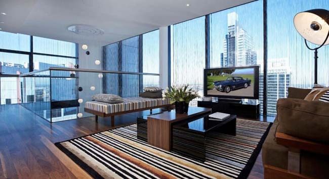 Ý tưởng thiết kế căn hộ penthouse hiện đại độc đáo 4