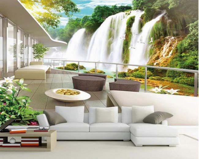 Ý tưởng thiết kế phòng khách đẹp gần gũi với thiên nhiên 14