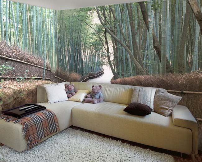 Ý tưởng thiết kế phòng khách đẹp gần gũi với thiên nhiên 22