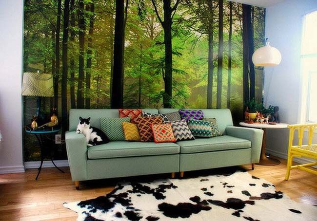 Ý tưởng thiết kế phòng khách đẹp gần gũi với thiên nhiên 26