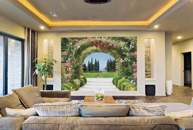 Ý tưởng thiết kế phòng khách đẹp gần gũi với thiên nhiên 27