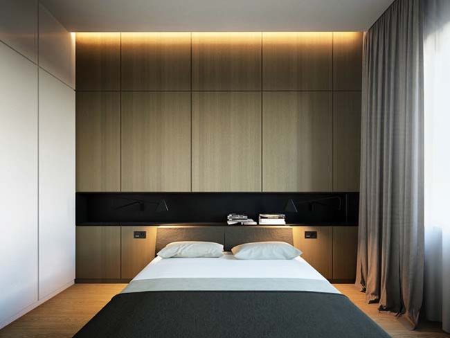 thiết kế phòng ngủ đẹp phong cách cho căn hộ nhà phố  9