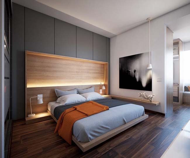 thiết kế phòng ngủ đẹp phong cách cho căn hộ nhà phố  10
