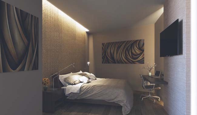 thiết kế phòng ngủ đẹp phong cách cho căn hộ nhà phố  8