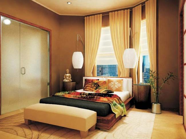 Ý tưởng thiết kế phòng ngủ đẹp với thiết kế Á Đông 13
