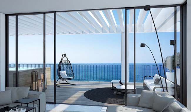 Ý tưởng thiết kế penthouse hiện đại view biển 2