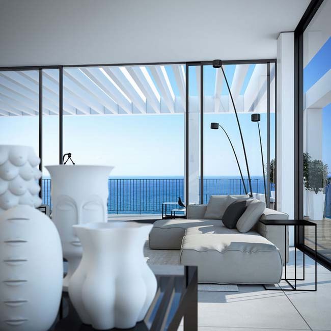 Ý tưởng thiết kế penthouse hiện đại view biển 3