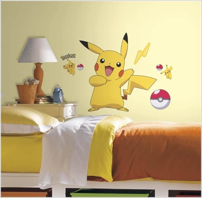 Ý tưởng thiết kế phòng ngủ Pokémon cho trẻ em 4