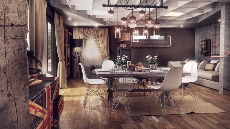 Ý tưởng thiết kế căn hộ với phong cách Vintage đẹp ấn tượng 18