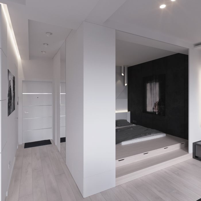 Mẫu thiết kế nội thất cho căn hộ chung cư 45m2 6