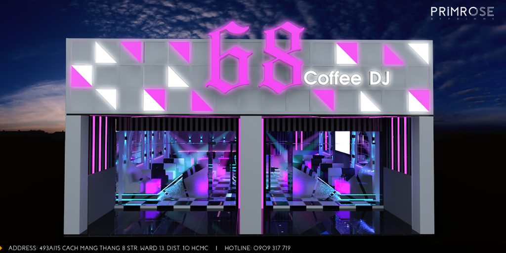 Dự án thiết kế thi công Cafe DJ 68 1