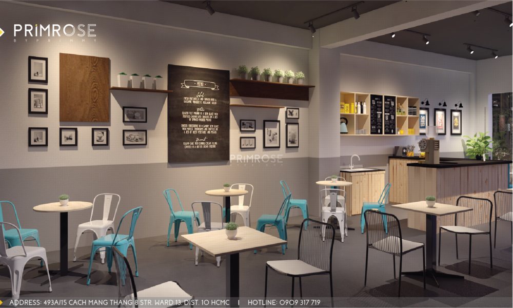Dự án : Thiết kế thi công quán Tea và Coffe 4