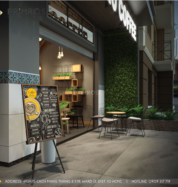 Dự án : Thiết kế thi công cafe Rio Cafe 1