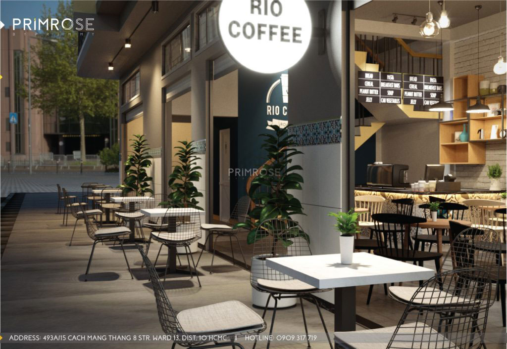 Dự án : Thiết kế thi công cafe Rio Cafe 3