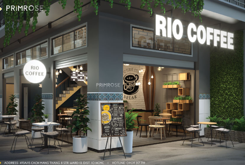 Dự án : Thiết kế thi công cafe Rio Cafe 5