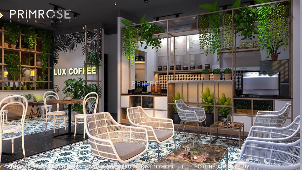 Dự án thiết kế thi công cafe LUX COFFEE SHOP  2