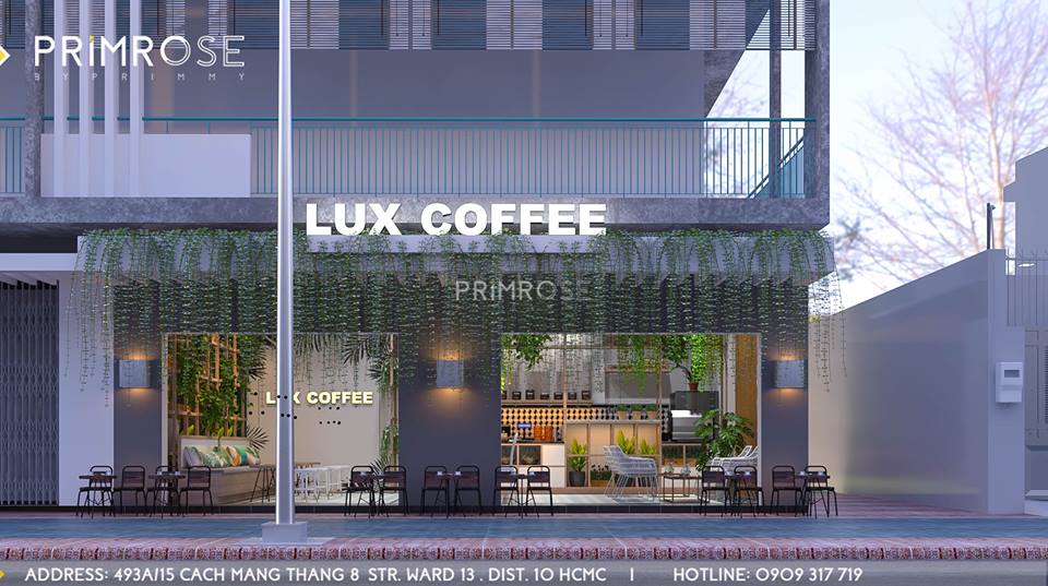 Dự án thiết kế thi công cafe LUX COFFEE SHOP  3