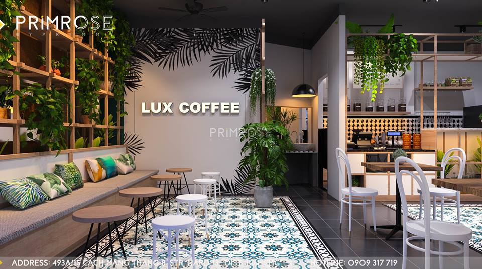 Dự án thiết kế thi công cafe LUX COFFEE SHOP  4