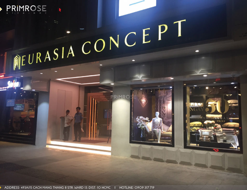 Thiết kế shop showroom thời trang SHOW WINDOWS EURASIA CONCEPT 1