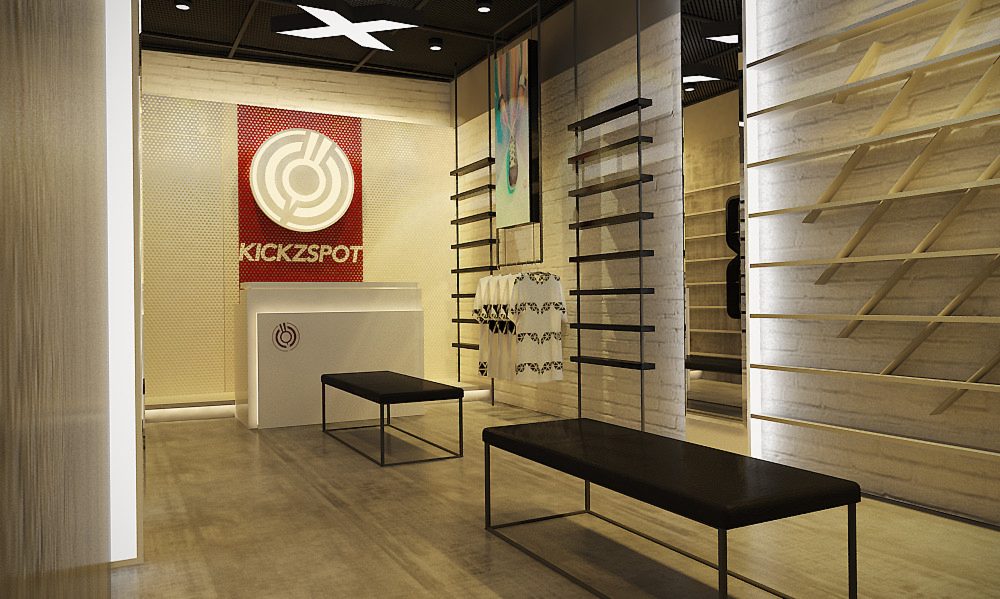 Thiết kế shop showroom giày thời trang Kicksport  1