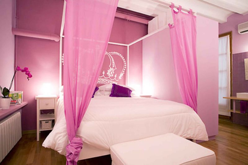 Hình ảnh mẫu phòng ngủ tuyệt đẹp màu hồng 4