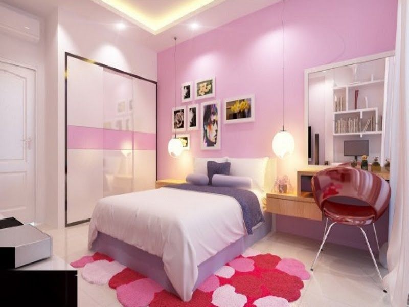 Hình ảnh mẫu phòng ngủ tuyệt đẹp màu hồng 10