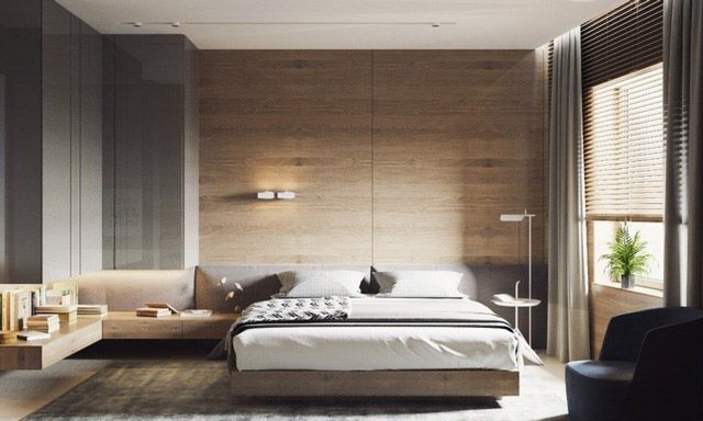 Nội thất phòng ngủ vừa sang trọng vừa hiện đại với nội thất gỗ 14