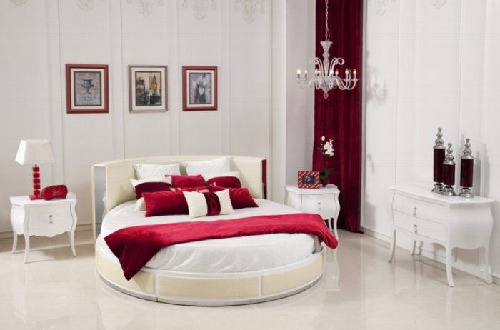 Thiết kế không gian phòng ngủ đẹp ấm áp với sắc đỏ  4