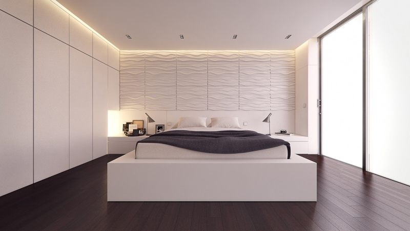 Mẫu phòng ngủ gam màu trắng chủ đạo đẹp ấn tượng 5
