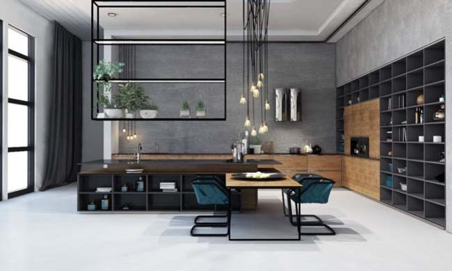 Thiết kế nội thất không gian bếp nhỏ đơn giản và hiện đại 4