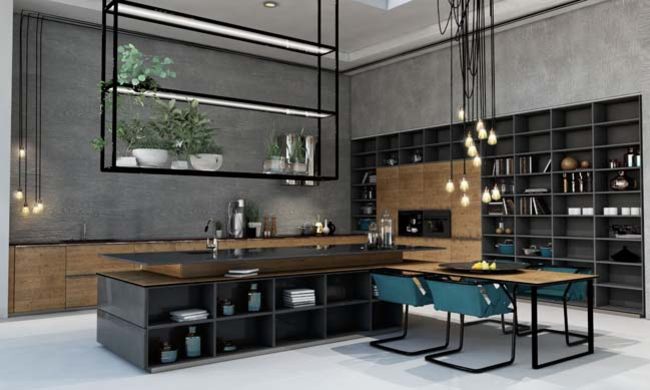 Thiết kế nội thất không gian bếp nhỏ đơn giản và hiện đại 6