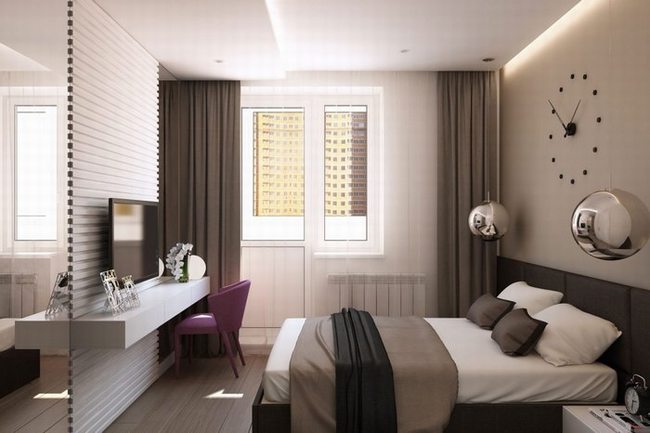 thiết kế nội thất phòng ngủ hiện đại màu sắc gợi cảm