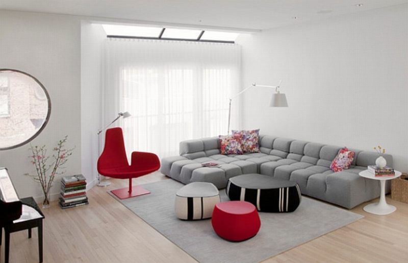 Nội thất phòng khách đẹp theo phong cách tối giản Minimalist 16