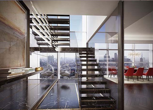 Ý tưởng thiết kế,căn hộ penthouse,thông tầng sang trọng