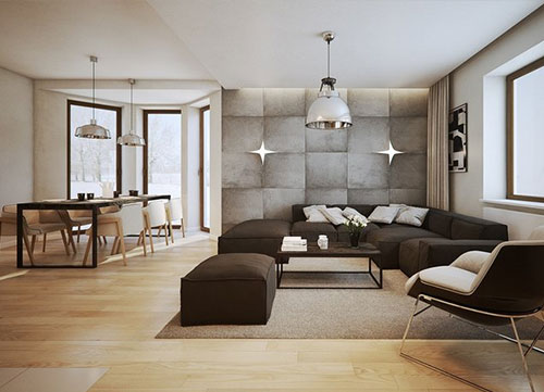 Ý tưởng thiết kế nội thất chung cư căn hộ đẹp mộc mạc phong cách