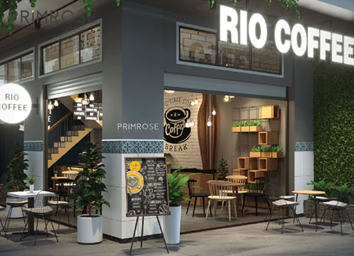 Dự án thiết kế thi công cafe Rio Cafe